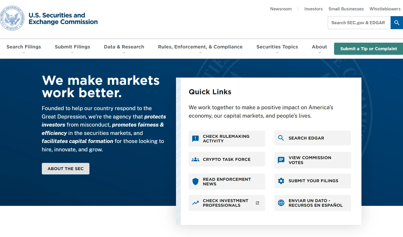 SEC官网