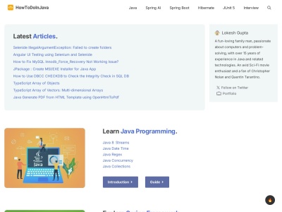 HowToDoInJava