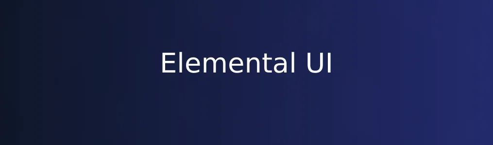Elemental UI惊艳上线,这设计真的拿捏了!