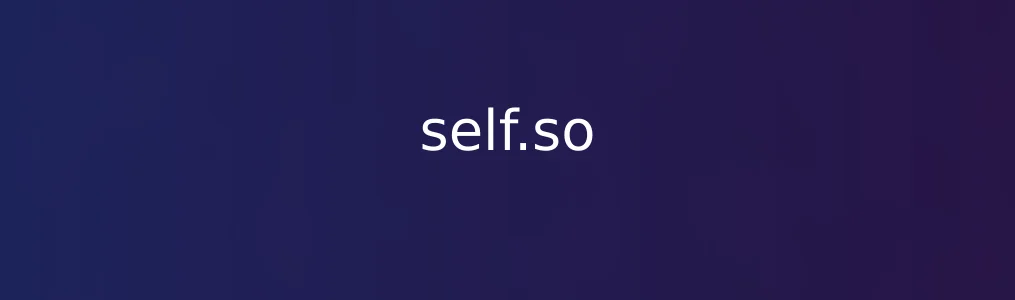 self.so测评:一个让工具自己找人的神奇尝试