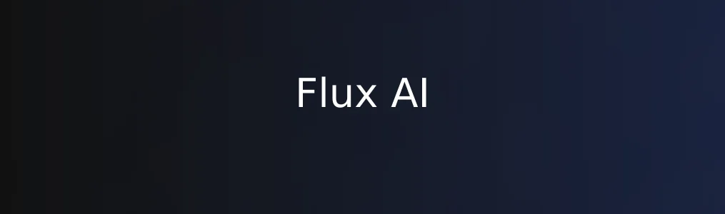 此次测评对象Flux AI