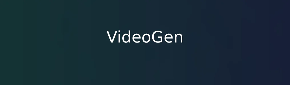 此次测评对象VideoGen