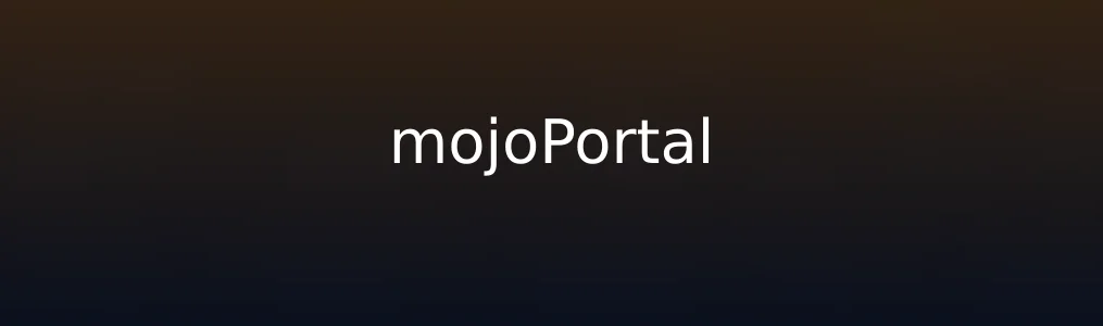 此次测评对象mojoPortal