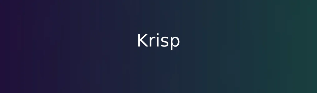 此次测评对象Krisp
