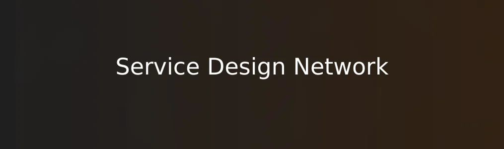 此次测评对象Service Design Network