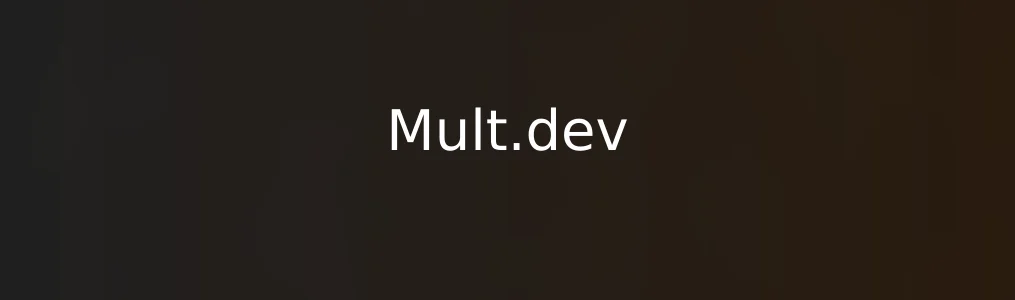 此次测评对象Mult.dev