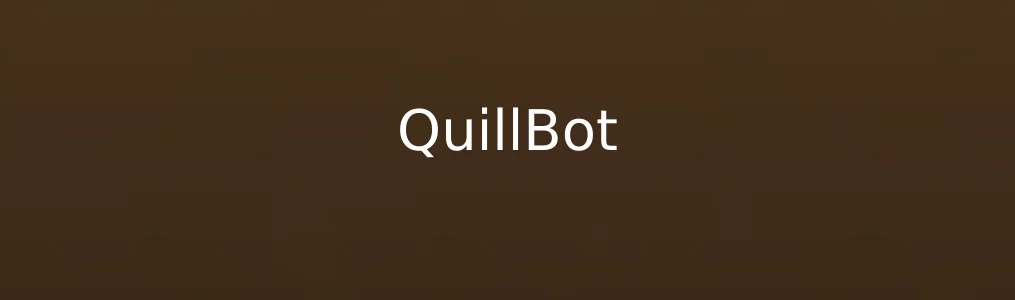 此次测评对象QuillBot