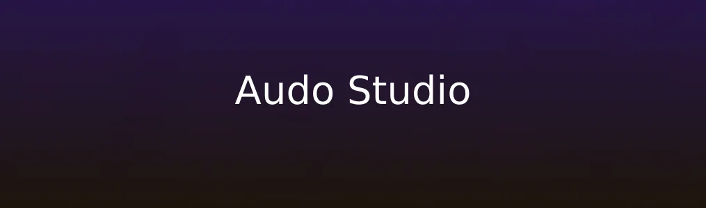 此次测评对象Audo Studio