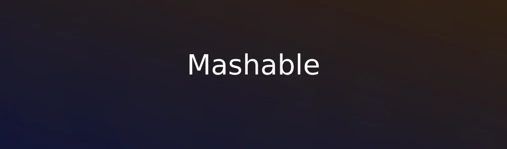 此次测评对象Mashable