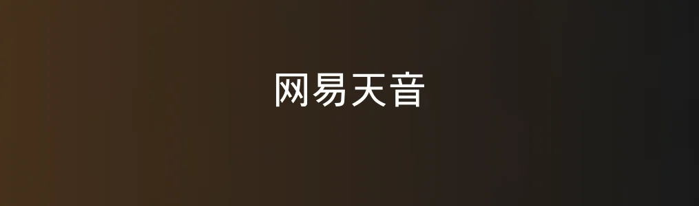 此次测评对象网易天音