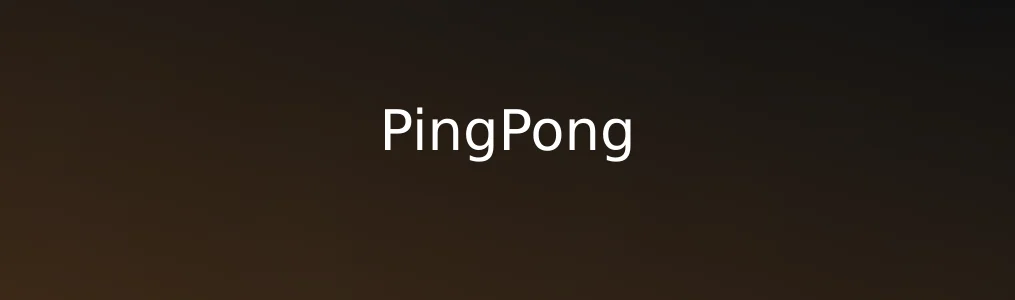 此次测评对象PingPong