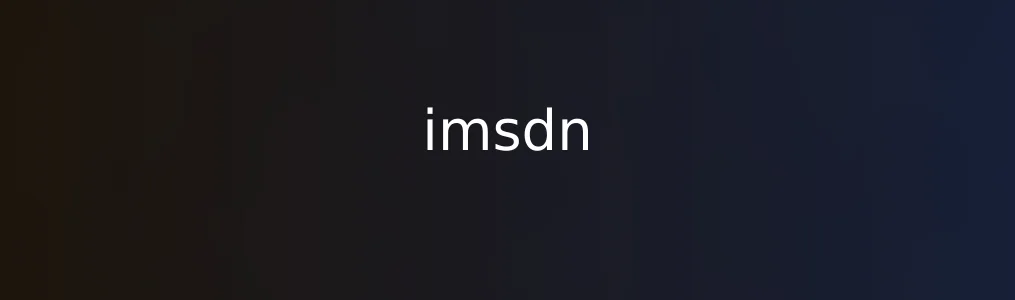 此次测评对象imsdn