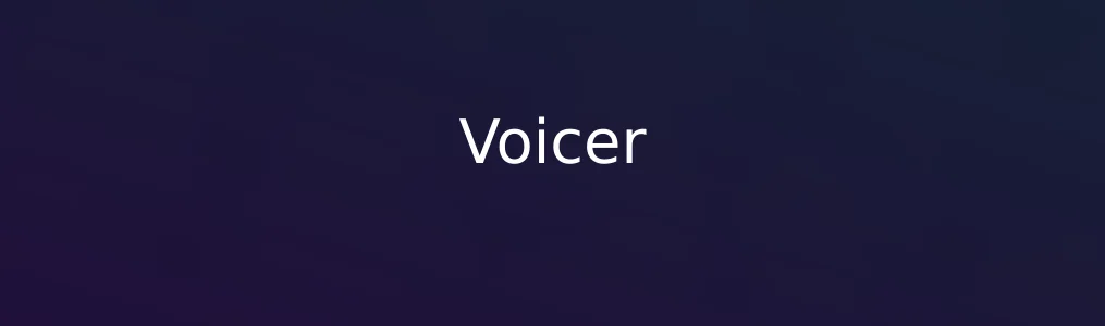 此次测评对象Voicer