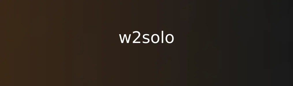 此次测评对象w2solo
