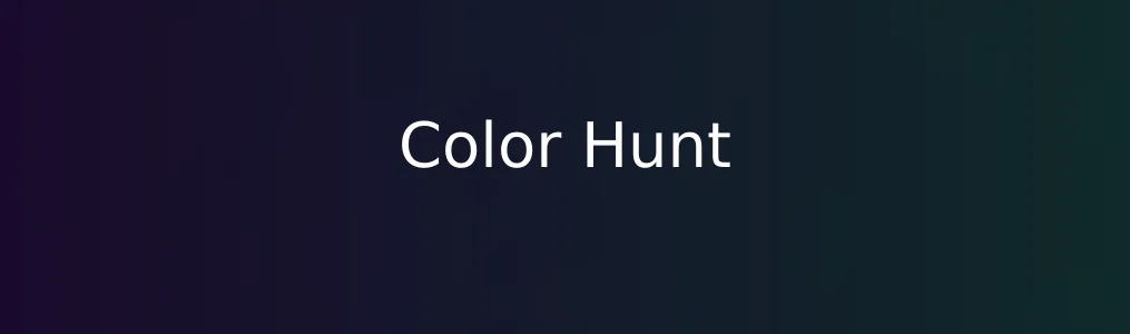 Color Hunt体验分享:色彩世界的极简导航者