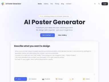 AI Poster Make