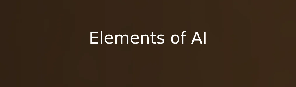 此次测评对象Elements of AI