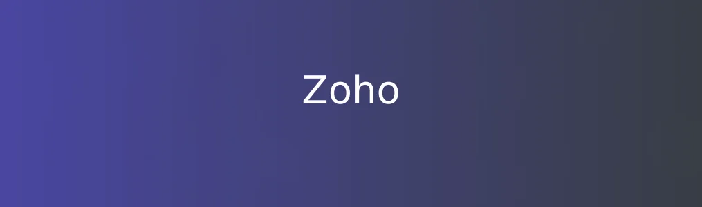 Zoho特色图片