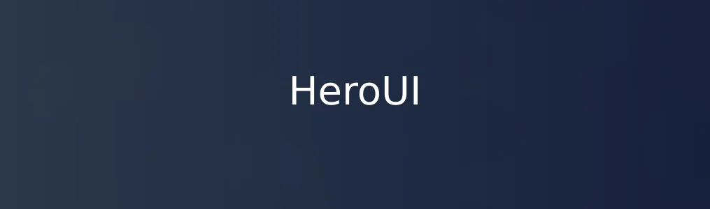 HeroUI特色图片