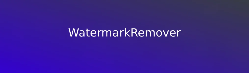 WatermarkRemover特色图片