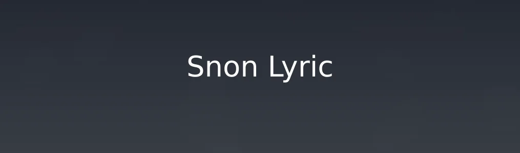 Snon Lyric特色图片