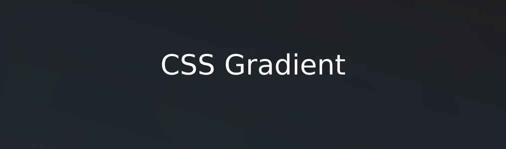 CSS Gradient特色图片