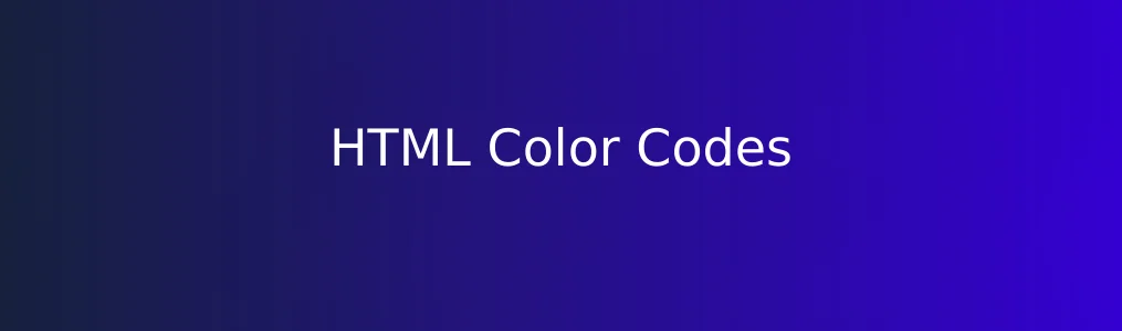 HTML Color Codes特色图片