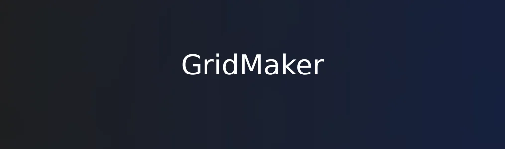 GridMaker特色图片