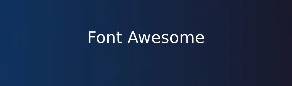 Font Awesome特色图片