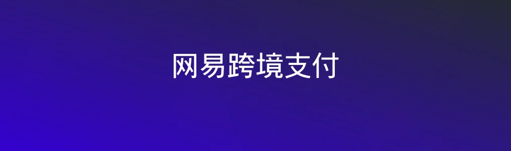 网易跨境支付特色图片