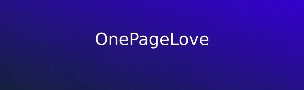 OnePageLove特色图片