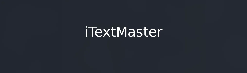 iTextMaster特色图片