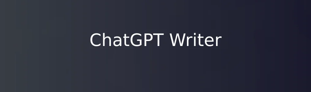 ChatGPT Writer特色图片