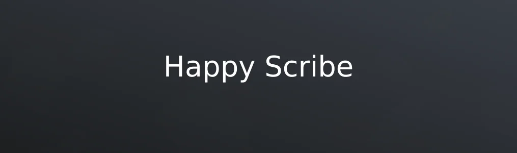 《Happy Scribe》使用教程:3步完成语音转文字与字幕生成
