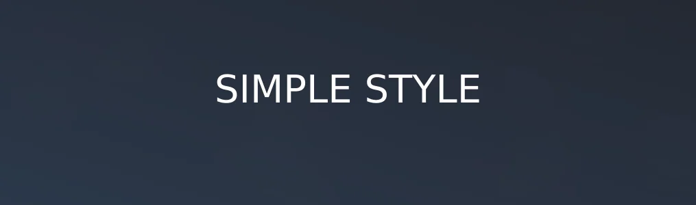 SIMPLE STYLE特色图片