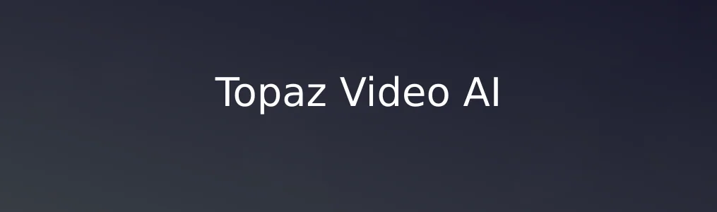 Topaz Video AI特色图片