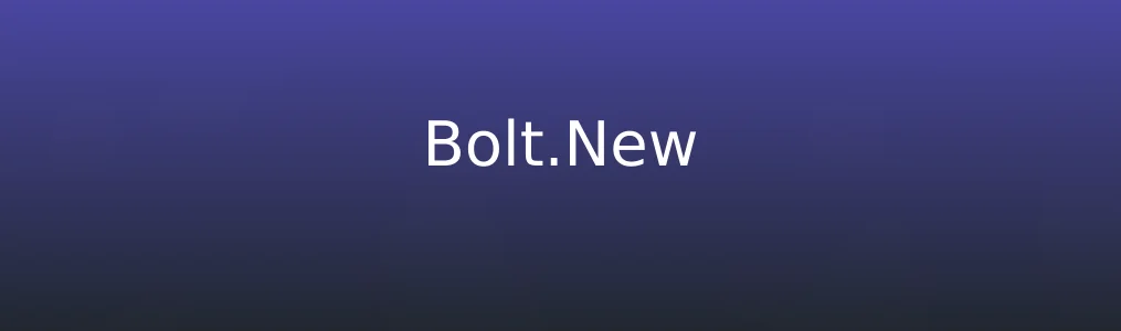 Bolt.New特色图片