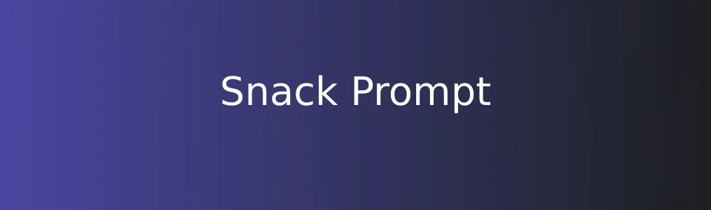 Snack Prompt特色图片