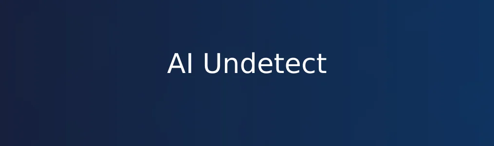 AI Undetect特色图片