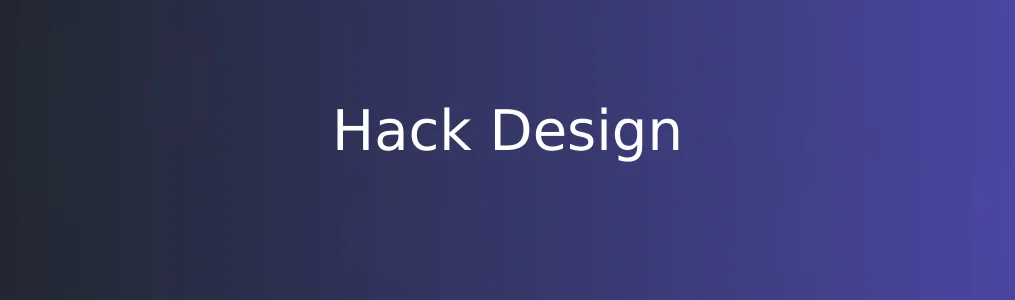 Hack Design特色图片